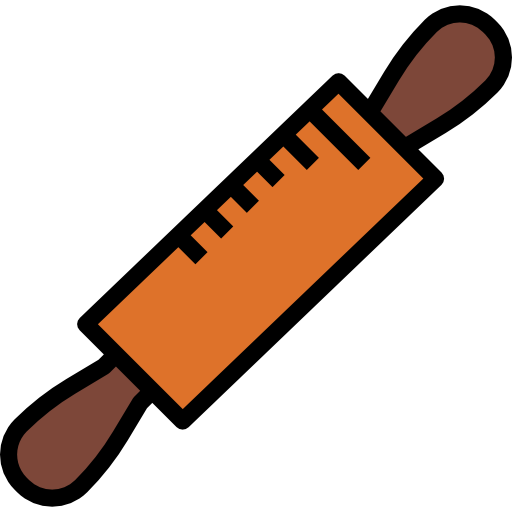 Rolling pin turkkub Lineal Color icon