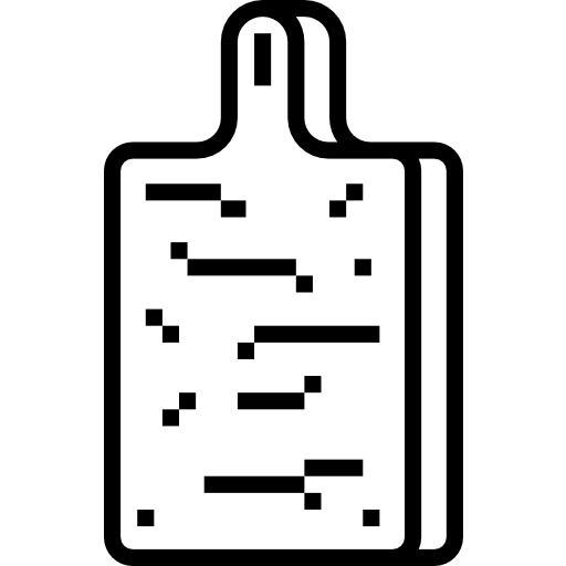 도마 Detailed Straight Lineal icon