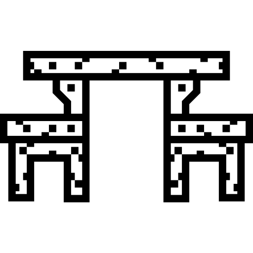 Ławki Detailed Straight Lineal ikona