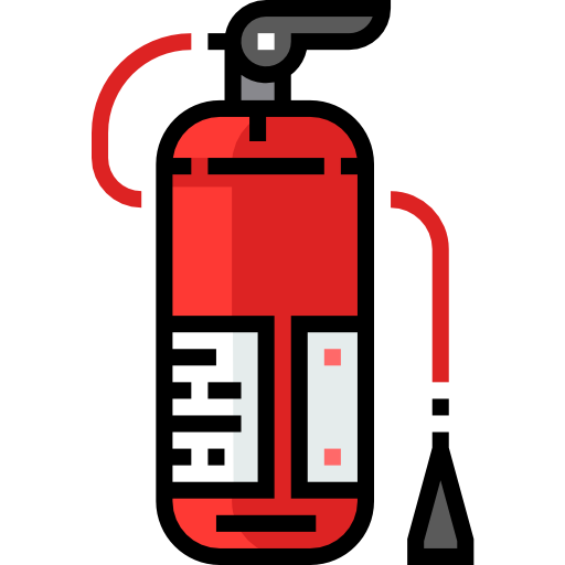 Extinguisher Detailed Straight Lineal color icon