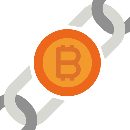 blockchain turkkub Flat icona