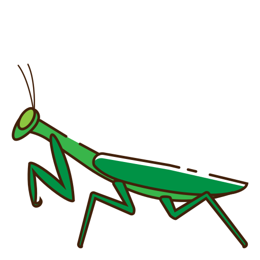 mantodea Generic color lineal-color icon