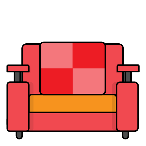 sofá Generic color lineal-color Ícone
