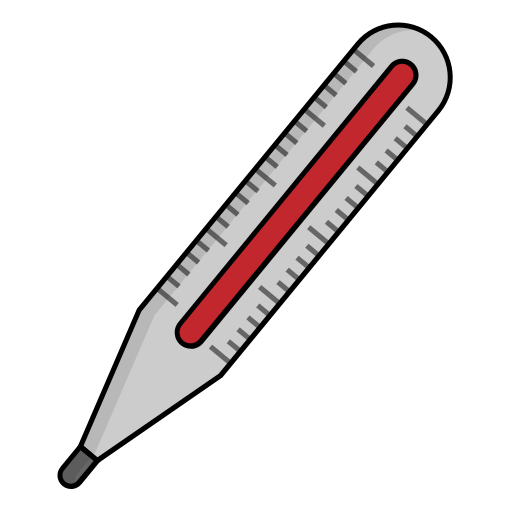 termômetro Generic color lineal-color Ícone