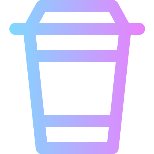 コーヒー Super Basic Rounded Gradient icon