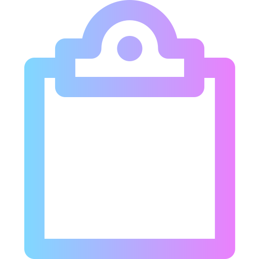 Clipboard Super Basic Rounded Gradient icon