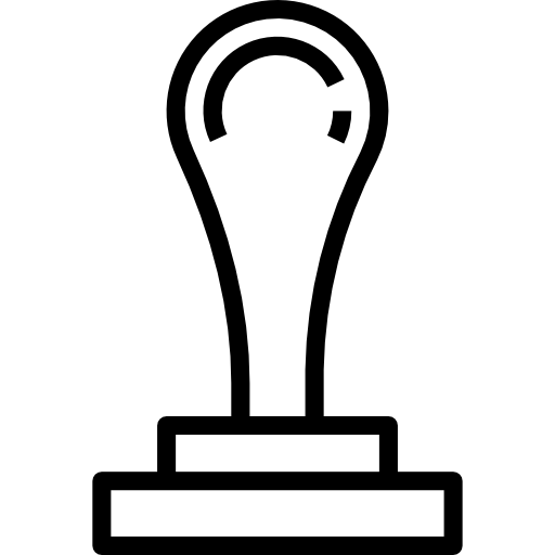 pieczęć turkkub Lineal ikona