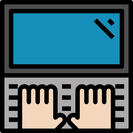 ordenador portátil turkkub Lineal Color icono
