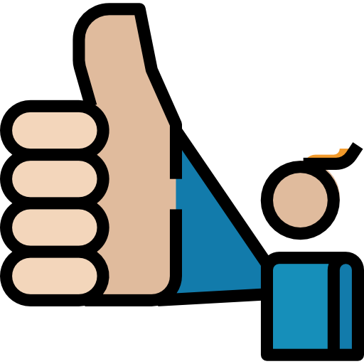 Thumb up turkkub Lineal Color icon