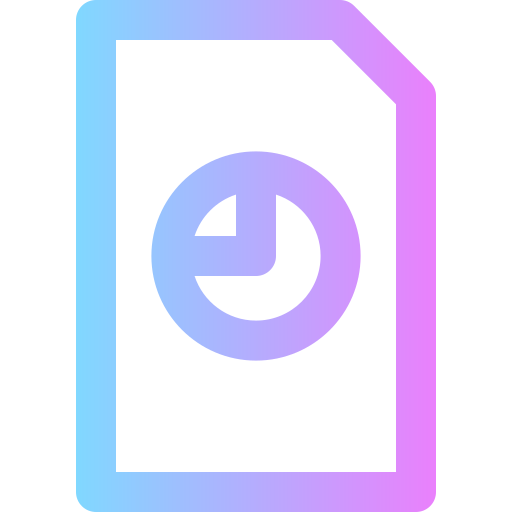 statistica Super Basic Rounded Gradient icona