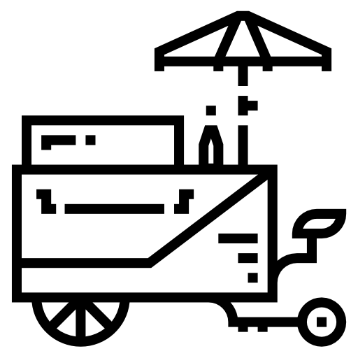 lebensmittelwagen Detailed Straight Lineal icon