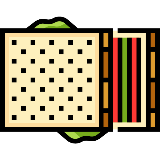 sanduíche Detailed Straight Lineal color Ícone