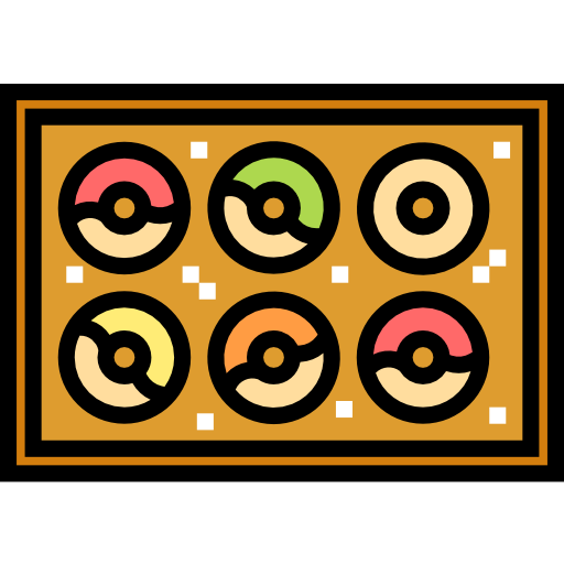 Donuts Detailed Straight Lineal color icon