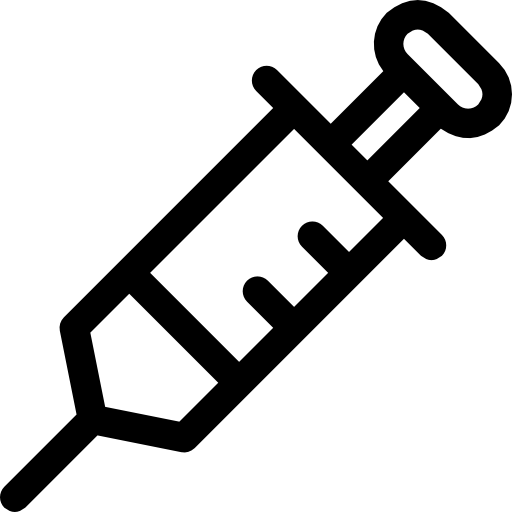 Шприц Basic Rounded Lineal иконка