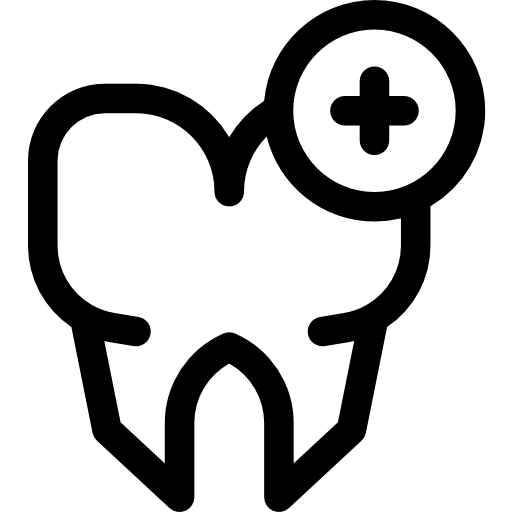 Tooth Basic Rounded Lineal icon