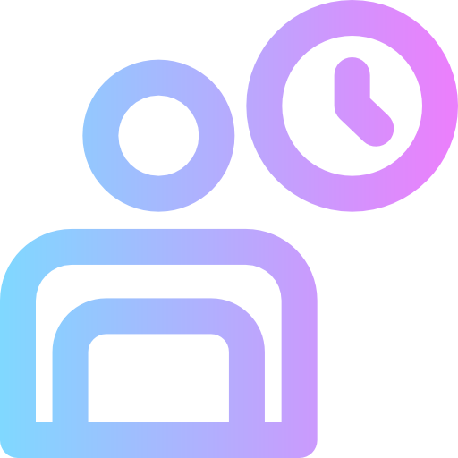 Schedule Super Basic Rounded Gradient icon