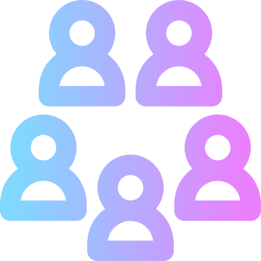 Meeting Super Basic Rounded Gradient icon