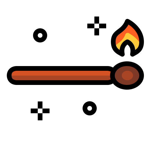 bruciando Generic color lineal-color icona