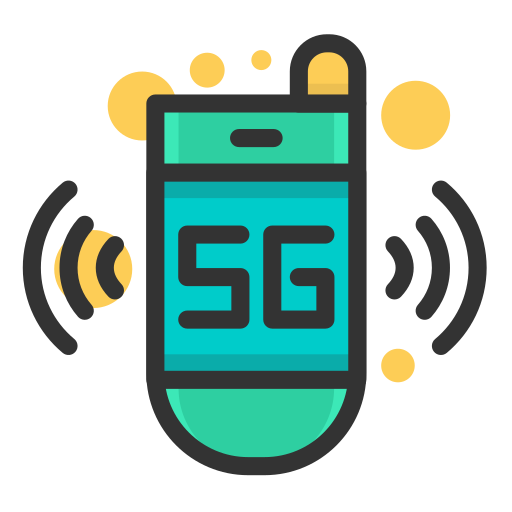 funktionstelefon 5g Generic color lineal-color icon