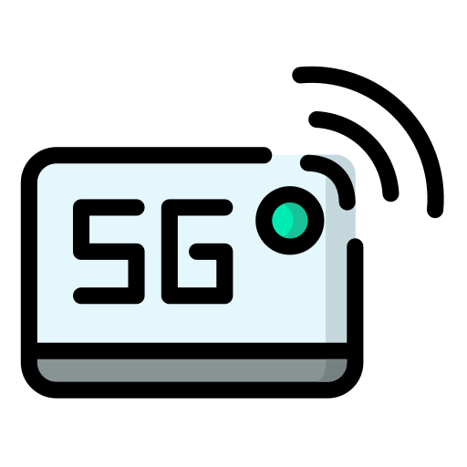 5g wi-fi Generic color lineal-color icon