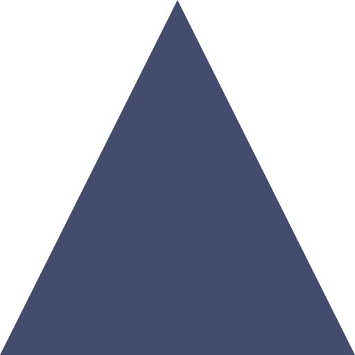 triângulo Basic Miscellany Flat Ícone