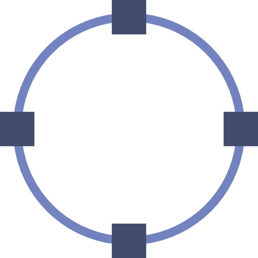 oval Basic Miscellany Flat icono