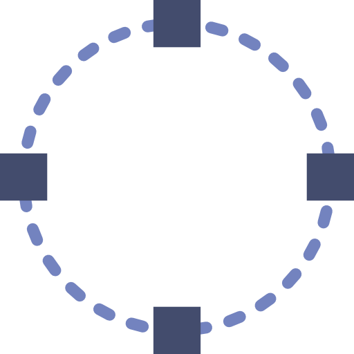 Oval Basic Miscellany Flat icon