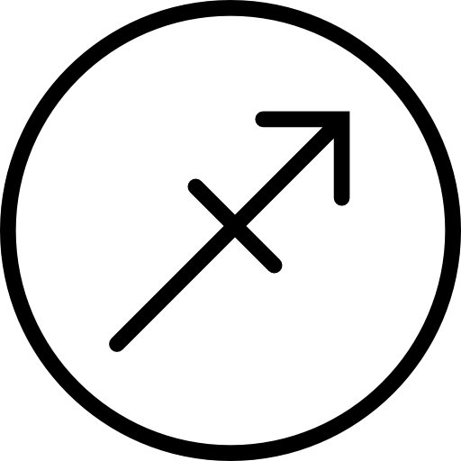 sagitario Basic Miscellany Lineal icono
