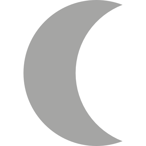 Луна Basic Miscellany Flat иконка