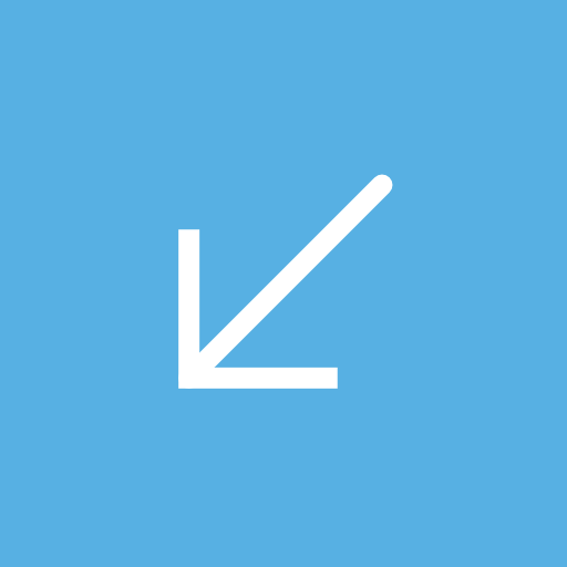 diagonale pijl Basic Miscellany Flat icoon
