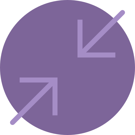 Compress Basic Miscellany Flat icon