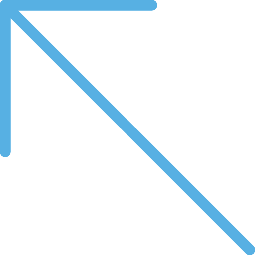 Diagonal arrow Basic Miscellany Flat icon
