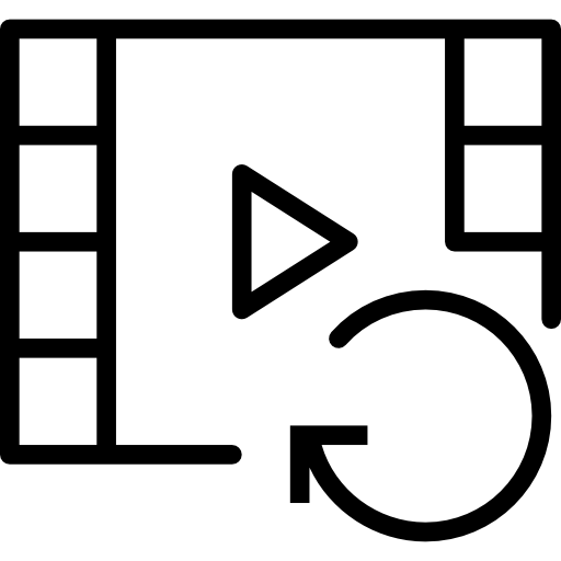 비디오 플레이어 Basic Miscellany Lineal icon