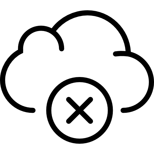 chmura obliczeniowa Basic Miscellany Lineal ikona