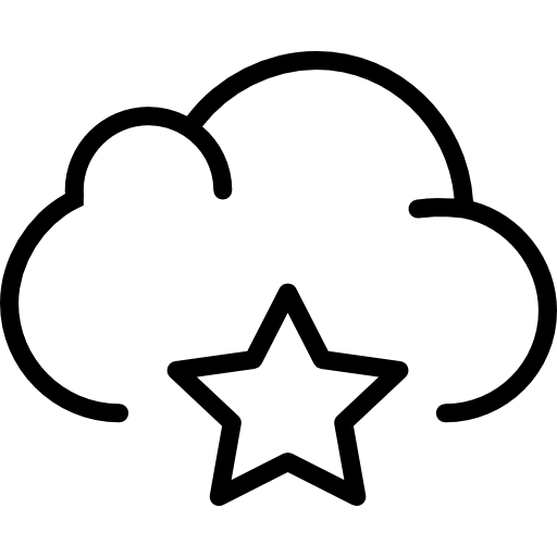 Cloud computing Basic Miscellany Lineal icon