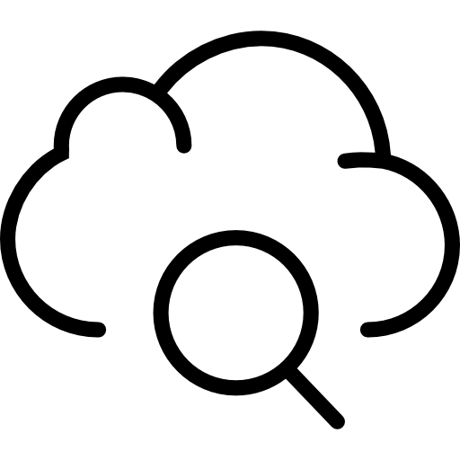 Cloud computing Basic Miscellany Lineal icon