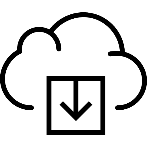 cloud computing Basic Miscellany Lineal icon