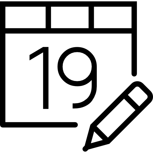Calendar Basic Miscellany Lineal icon