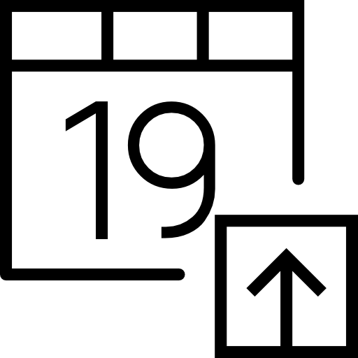 calendario Basic Miscellany Lineal icona