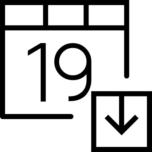 カレンダー Basic Miscellany Lineal icon