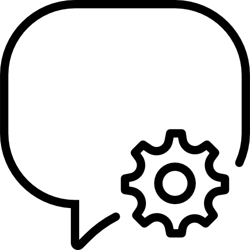 Speech bubble Basic Miscellany Lineal icon
