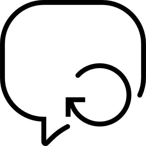 Speech bubble Basic Miscellany Lineal icon
