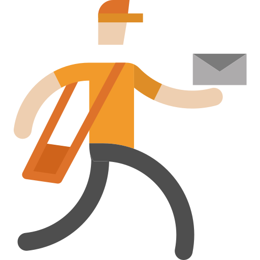 Mailman turkkub Flat icon