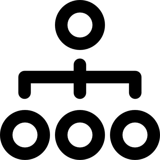 gerarchia Super Basic Rounded Lineal icona