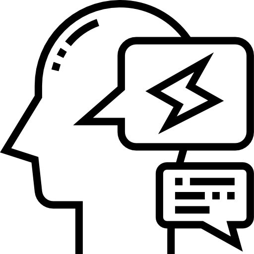 ブレーンストーミング Detailed Straight Lineal icon