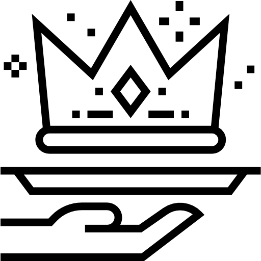corona Detailed Straight Lineal icona