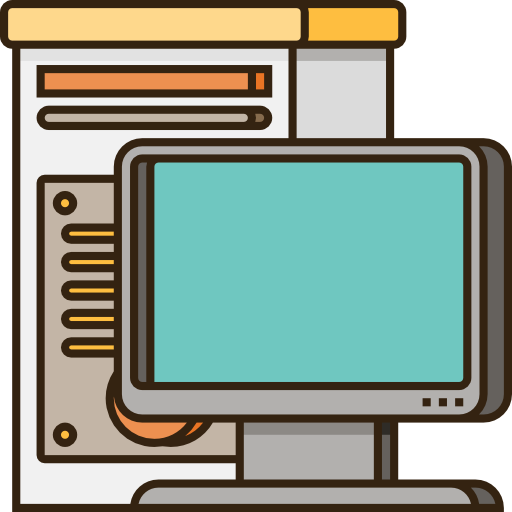 komputer Amethys Design Lineal Color ikona