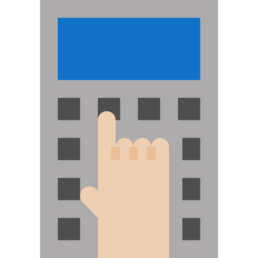 calculadora turkkub Flat icono