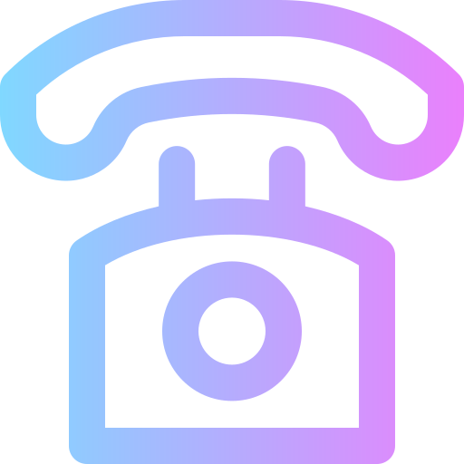 Telephone Super Basic Rounded Gradient icon