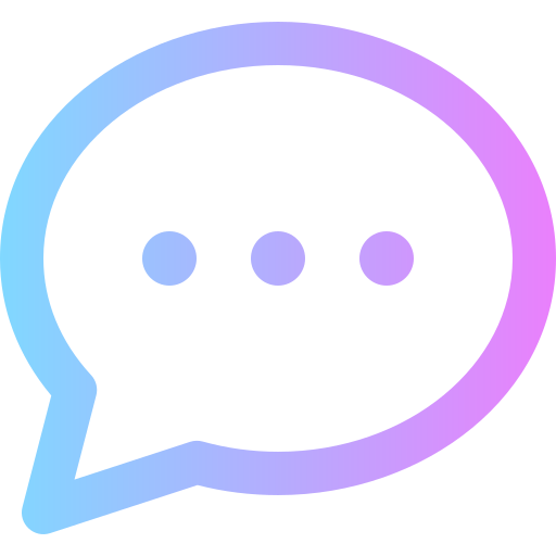 chatten Super Basic Rounded Gradient icoon